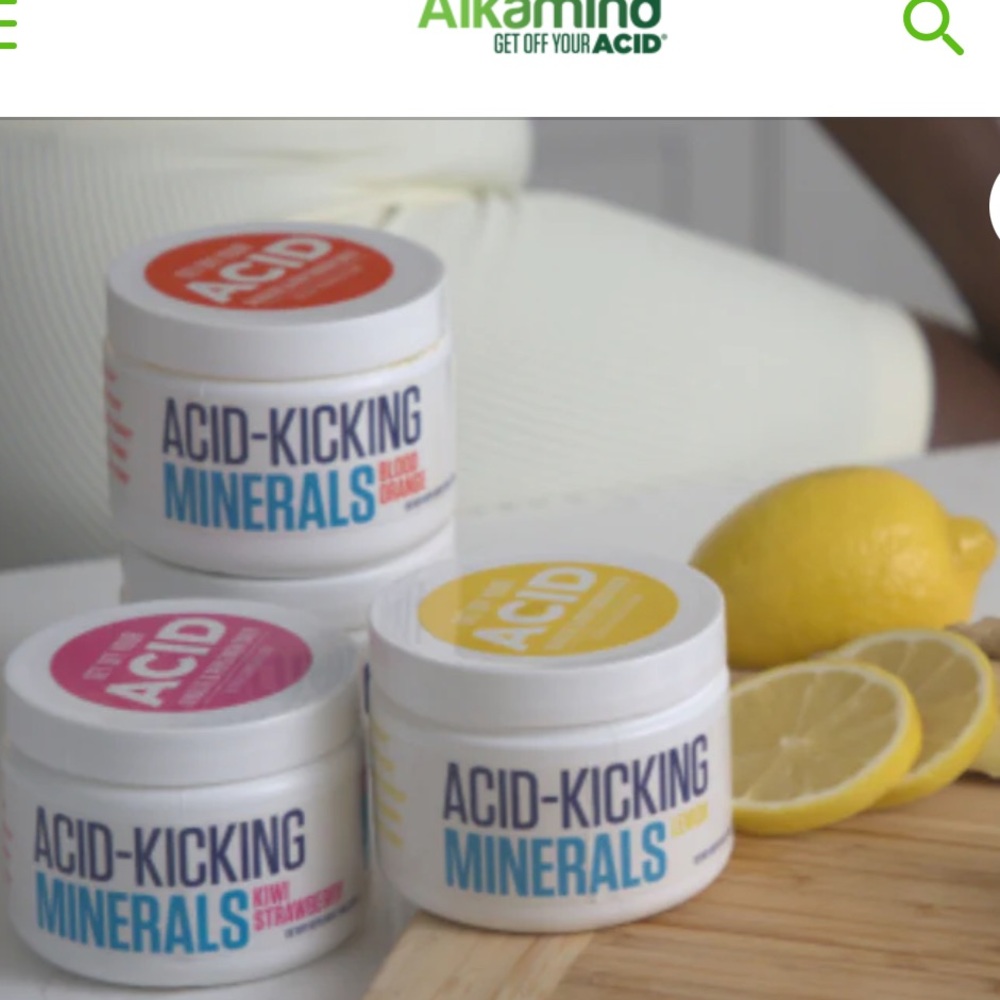 Alkamind NEW Acid-Kicking Minerals in lemon Kelly ripas fav!